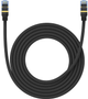 Patchcord Baseus Cat 7 SFTP 3 m Black (B0013320B111-04) - obraz 1