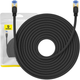 Patchcord Baseus Cat 7 SFTP 20 m Black (B0013320B111-09) - obraz 6