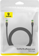 Patchcord Baseus Cat 8 SFTP 1.5 m Black (B0013320C111-02) - obraz 7