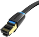 Patchcord Vention Cat 8 U/FTP 1.5 m Black (6922794743779) - obraz 5