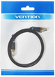 Patchcord Vention Cat 8 U/FTP 1.5 m Black (6922794743779) - obraz 6