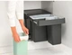 Бак для мусора Brabantia Sort&Go 10 л + 10 л + 20 л 3 шт. Темно-серый + зеленый (232541_MIRS) - изображение 7