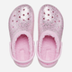 Chodaki dziecięce dla dziewczynki ocieplane Crocs Classic Lined Glitter CR207462 28-29 (C11) 18 cm Jasnoróżowe (196265424740) - obraz 4