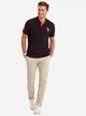 Поло длинное мужское U.S.Polo Assn 113046-8800A(Black) XL Черное (786667113665) - изображение 3