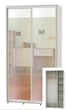 Шафа-купе дводверна Алекса 130*60*220 Сосна Натті 2 двері Дзеркало - зображення 1