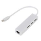 Концентратор Ethernet адаптер Type-C 3.1 на RJ45 LAN (100 Мбит/с) + 3 port USB 2.0 (485990) - изображение 7