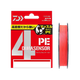 Шнур Daiwa UVF PE Dura Sensor X4 + Si2 150м #1.2 Coral Red - зображення 1