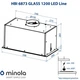 Вытяжка Minola hbi 6873 bl glass 1200 led Line - изображение 10