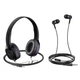 Наушники HOCO W24 Enlighten headphones with mic set Purple - изображение 1