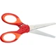 Ножиці дитячі Faber-Castell School Scissors для правшів та шульг, з ковпачком для леза, червоні - зображення 4