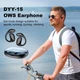 Бездротові сенсорні bluetooth навушники New Bee DYY-15 для занять спортом Biege - зображення 2