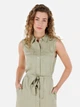 Платье-рубашка миди летнее женское Colin's CL1069181-LKH XS Light Khaki (8684112210353) - изображение 3