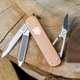 Складаний ніж-брелок VICTORINOX Classic Alox Fresh Peach 5 функцій 4 см, нержавіюча сталь X50CrMoV15 - зображення 1