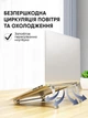 Алюминиевая подставка под ноутбук стационарная для комфортной работы регулируемый держатель для macbook сложный органайзер для планшета серебристый (CSL-003) - изображение 5