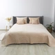 Покривало ТЕП "VELOUR" 150*210 см Персиковий/Ромб круглий - зображення 2