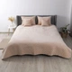Покрывало ТЭП "VELOUR" 180*240 см пудровое/ромб круглый - изображение 2