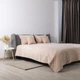 Покрывало ТЭП "VELOUR" 180*240 см пудровое/ромб круглый - изображение 4