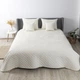 Покрывало ТЭП "VELOUR" 240*260 см молочный/ромб круглый - изображение 4