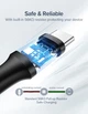 Кабель UGREEN US287 USB 2.0 to USB-C QC3.0 3A 0.25m Black (60114) - зображення 5