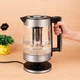 Электрический Чайник Электрочайник HOCO Kitchen high boron glass electric kettle HA01A |1.8л Стекло| Серый - изображение 12