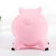 Копилка свинка ярко розовая (пластиковая) Piggly bank без коробки - изображение 3