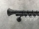 Карниз Quadrum Люксор 240 см двойной черный матовый 25/19 мм гладкая (кольца с крючками) - изображение 1