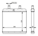 Теплообмінник, система опалення салону NRF 54214 NRF (54214) - зображення 1