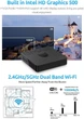 Мини ПК Bmax B1 Pro / Intel Celeron N4000 / RAM 8GB / SSD 128GB / HDMI / LAN / Wi-Fi 5 / Bluetooth 4.2 / Windows 11 / Черный - изображение 3