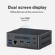 Мини ПК Kuyia Alixo Intel Celeron J4125 RAM 8GB SSD 128GB Windows 11 - изображение 3