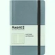 Книга записна Axent Partner Soft, ( записник блокнот )125x195 мм, 96 аркушів, клітинка, Сріблясто - блакитний перламутр (8206-14-A) - изображение 1