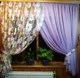 Занавеска готовая короткая Вероника сирень сиреневый цветок 500 *170 см - изображение 1