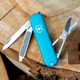 Складаний ніж-брелок VICTORINOX Classic Mountain Lake 7 функцій 4 см, нержавіюча сталь X50CrMoV15 - зображення 1