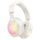 Беспроводные наушники Hoco W48 накладные с LED подсветкой milky white - изображение 2