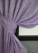 Комплект коротких штор VR-Textil жаккард Саванна № 611ш 130х170 см 2 шт Сиреневый (35-0164) - изображение 3
