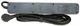 Подовжувач мережі VIDEX ONCORD з/з 5п 3м (3x1.5мм) з кнопкою Black VF-PD53G-B - зображення 4