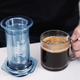 Аеропрес для кави AeroPress Clear блакитна (085276082394) - зображення 3