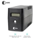 ДБЖ (UPS) лінійно-інтерактивний Qube DG 850, 850VA/480W, LCD, 2 x Schuko, RJ-45, USB - изображение 2