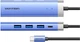 USB-хаб 5-in-1 Vention USB3.1 Type-C - HDMI/USB 3.0x3/PD 100W Blue Aluminum Alloy Hub (TGESB) - изображение 2