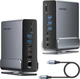 USB-хаб 15 in 1 Vention USB3.2 Type-C - DP/HDMIx2/USB3.2/RJ45/SD/TF/3.5mm/PD, MST/SST (6922794779136) - зображення 4