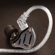 Вакуумные наушники KZ ZS10 Pro 2 гибридные с 10 драйверами и регулировкой звука (Черный) - изображение 4