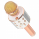 Мікрофон караоке WSTER WS-858 Bluetooth rose gold - зображення 3