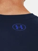 Футболка длинная мужская Under Armour Ua Team ISSue Wordmark SS 1329582-408 L Синяя с принтом (192007665976) - изображение 4