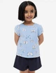 Шорти H&M ДД011900 (11687567) колір синій 134 - изображение 2