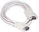 Kabel Logo KM02012NQL Video VGA D-Sub - VGA D-Sub M/M 2 m Szary (8590274241190) - obraz 2