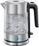 Електрочайник Russell Hobbs Compact Home 0.8л, скло, підсвічування, сріблясто-чорний - изображение 1