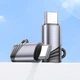 Адаптер перехідник Type-C на Lighting Borofone charging and data adapter (USB 2.0, 480 Mбіт/с, 3A). Gray - зображення 7