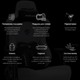 Крісло ігрове Anda Seat Kaiser 3 Pro Size XL Black Fabric (AD12YDC-XL-01-B-CF-B02) - зображення 12