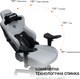 Крісло ігрове Anda Seat Kaiser 3 Pro Size XL Grey Fabric (AD12YDC-XL-01-G-PV/F-G02) - зображення 18
