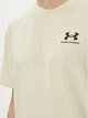 Футболка мужская Under Armour Ua M Logo Emb Heavyweight Ss 1373997-273 S Бежевая (196885393839) - изображение 4