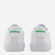 Tenisówki męskie skórzane Reebok Club C White Green AR0456 42 Białe (4056561016482) - obraz 4